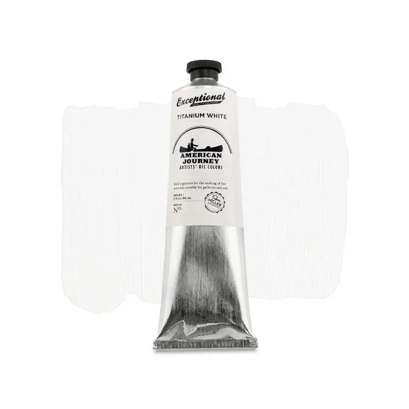American Journey Artists' Oil Color - Titanium White, 150 ml., (PW6)