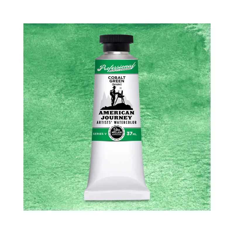 American Journey Artists' Watercolor - Cobalt Green (Genuine), 37 ml, (PG50)