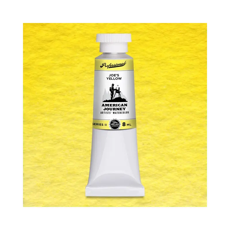 American Journey Artists' Watercolor - Joe's Yellow, 8 ml, (PY154)