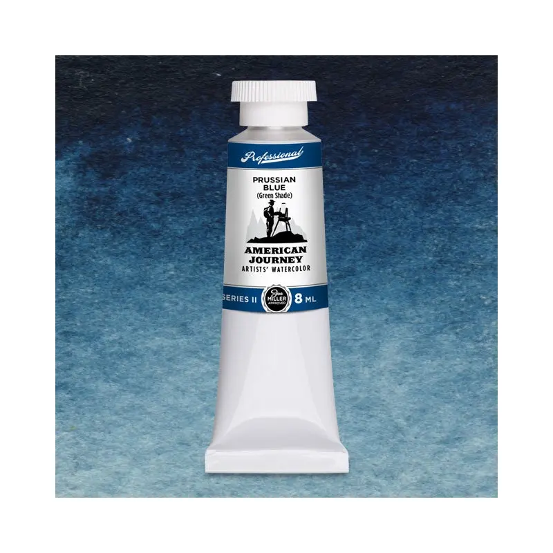 American Journey Artists' Watercolor - Prussian Blue (GS), 8 ml, (PG7/PB60)