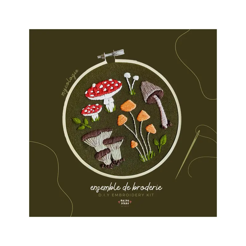DIY Embroidery Kit - Mycology