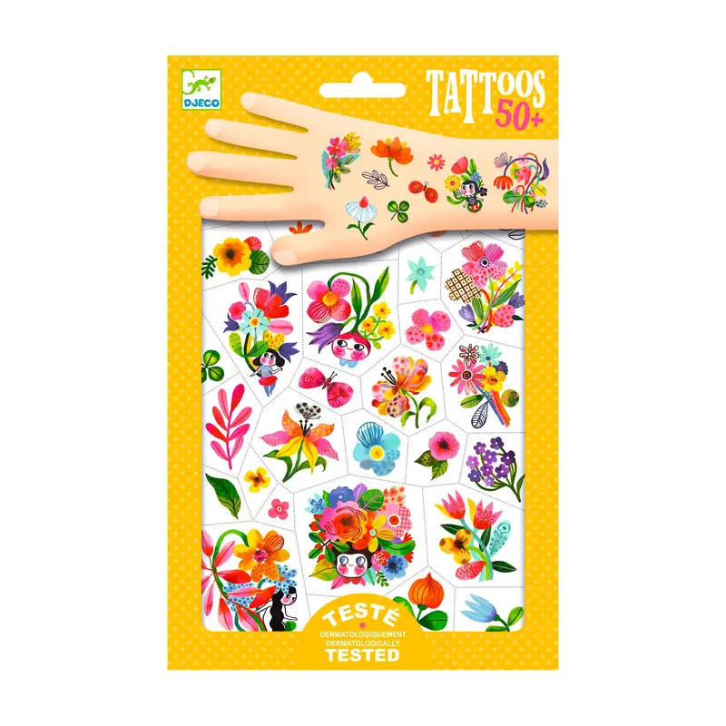 Temporary Tattoos - Aqua Flor