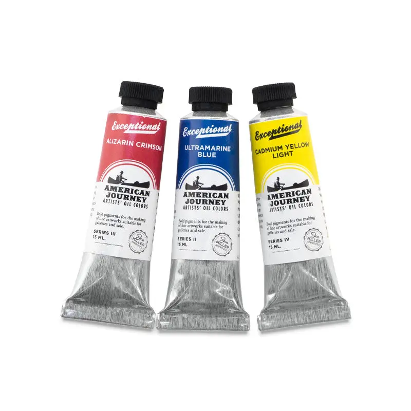 American Journey Artists' Oil Color - Sample Set of 3