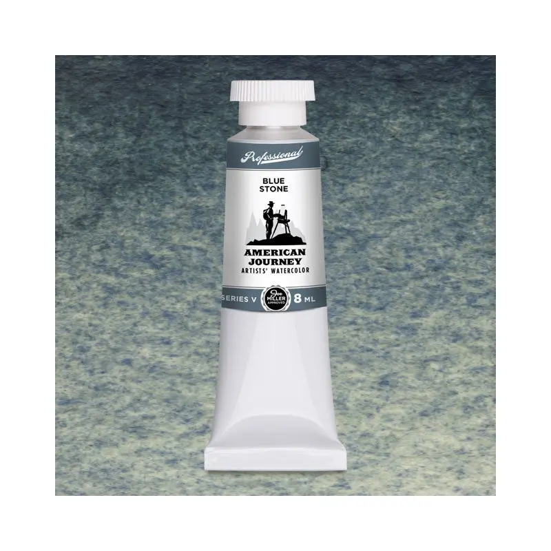 American Journey Artists' Watercolor - Blue Stone, 8 ml, (PB36/PY42)