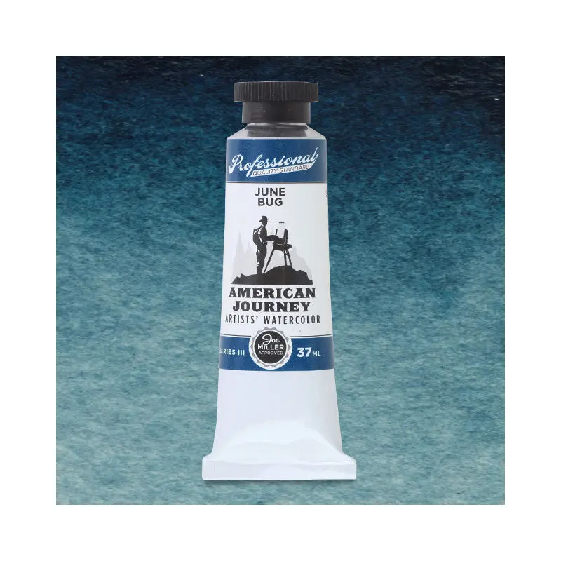 American Journey Artists' Watercolor - June Bug, 37 ml, (PB27/PG7)