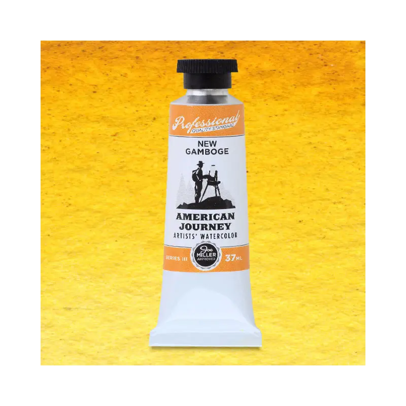 American Journey Artists' Watercolor - New Gamboge, 37 ml, (PY3/PY42)