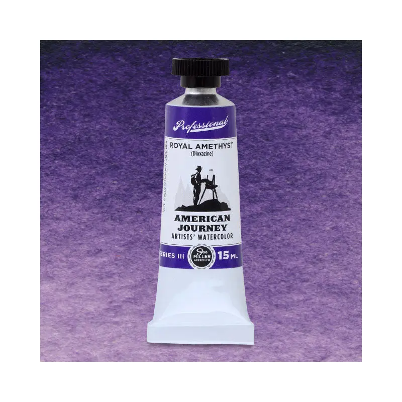 American Journey Artists' Watercolor - Royal Amethyst, 15 ml, (PV23)