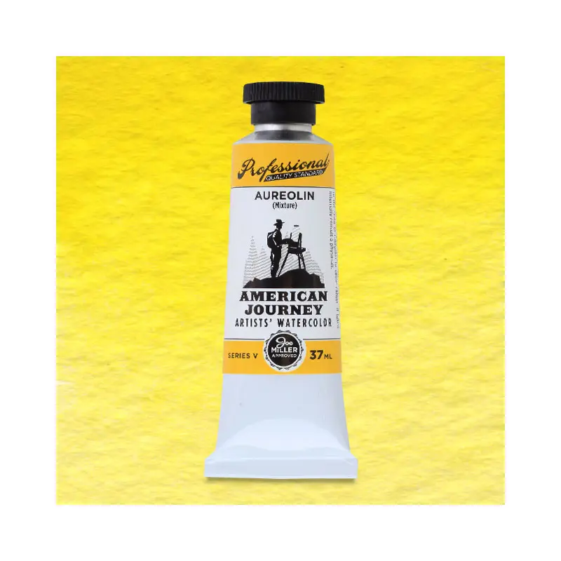 American Journey Artists' Watercolor - Aureolin, 37 ml, (PY40/PY3)
