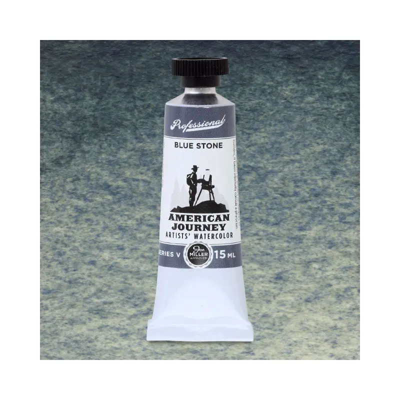 American Journey Artists' Watercolor - Blue Stone, 15 ml, (PB36/PY42)