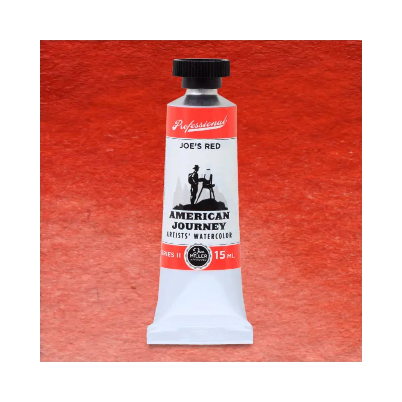 American Journey Artists' Watercolor - Joe's Red, 15 ml, (PR254)