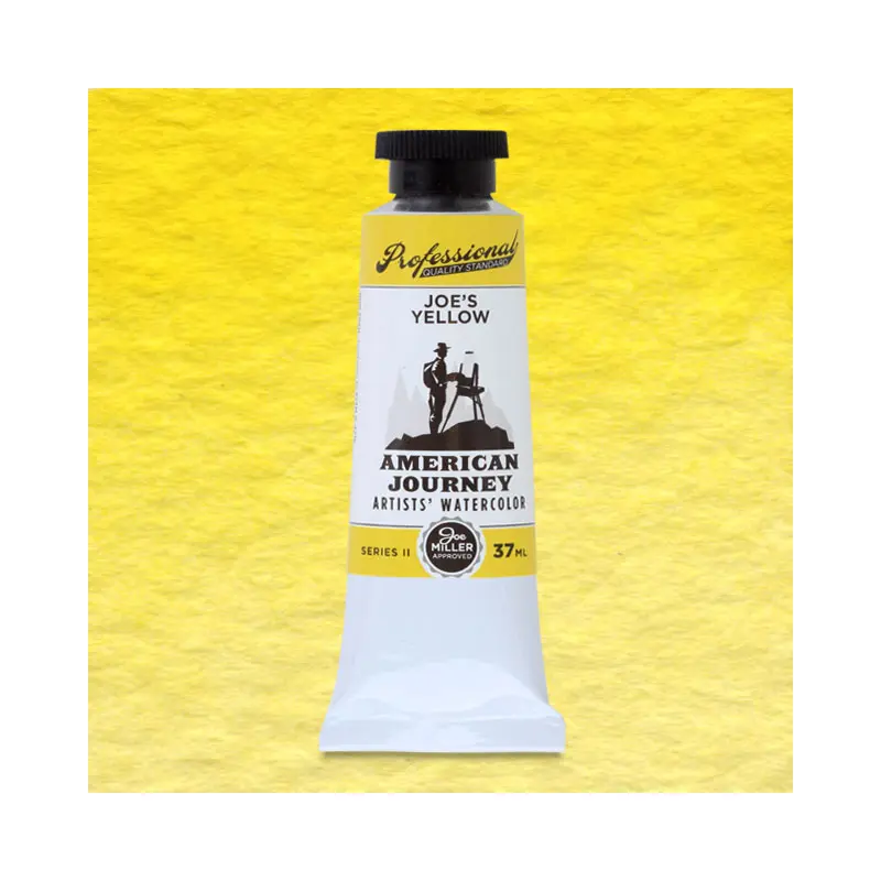 American Journey Artists' Watercolor - Joe's Yellow, 37 ml, (PY154)