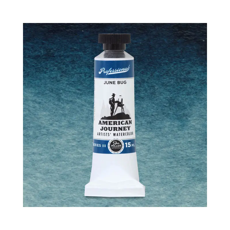 American Journey Artists' Watercolor - June Bug, 15 ml, (PB27/PG7)