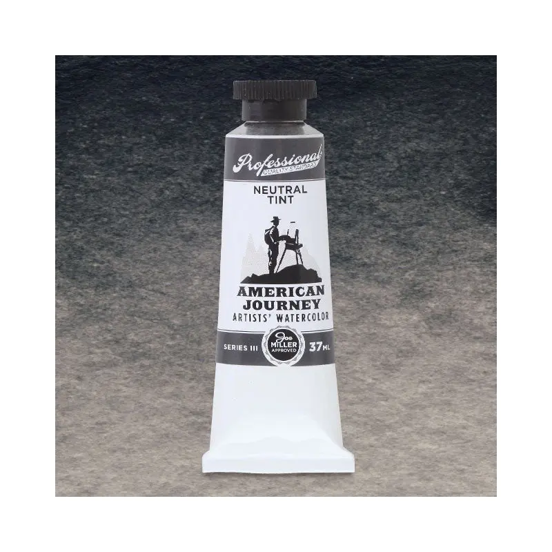 American Journey Artists' Watercolor - Neutral Tint, 37 ml, (PBk6/PB15/PV19)