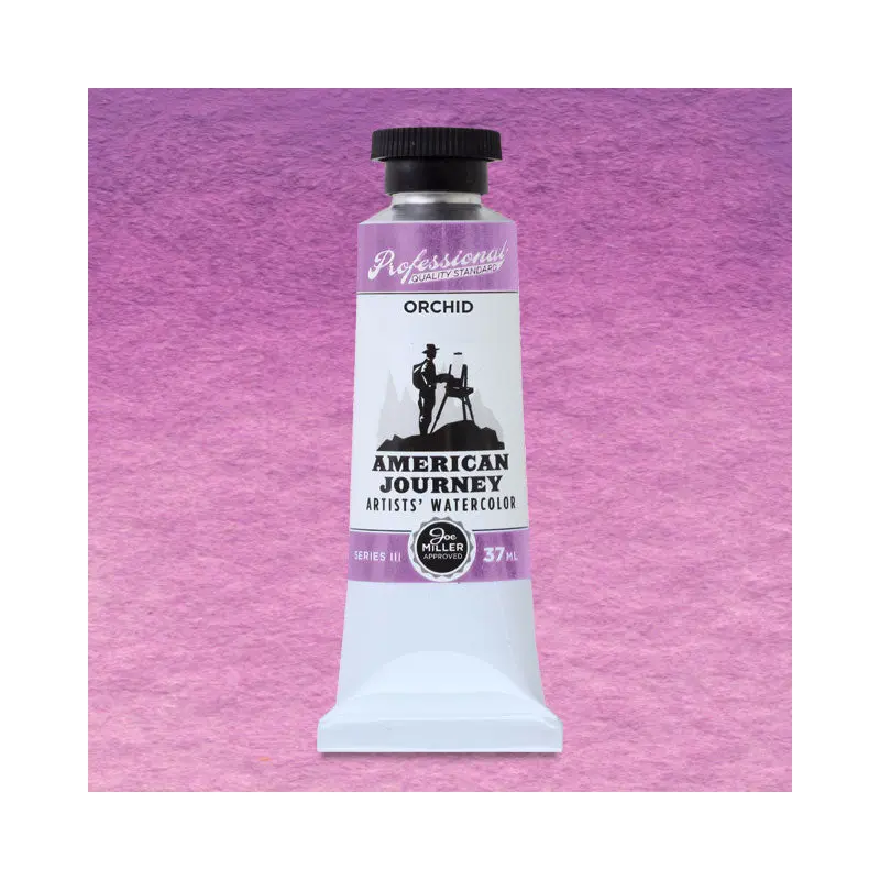 American Journey Artists' Watercolor - Orchid, 37 ml, (PR122/PV23/PW6)