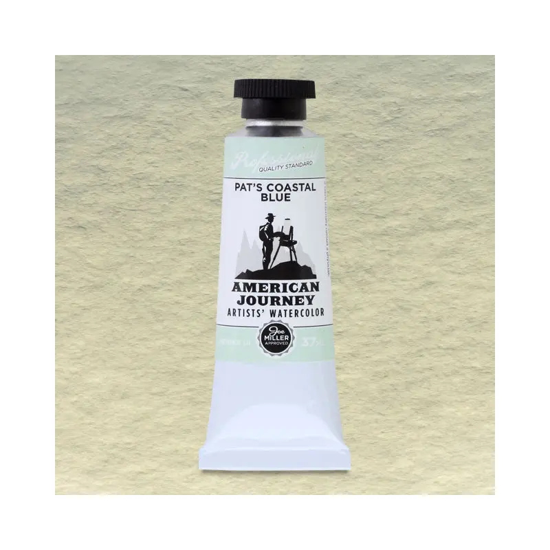 American Journey Artists' Watercolor - Pat's Coastal Blue, 37 ml, (PBr7/PB36)