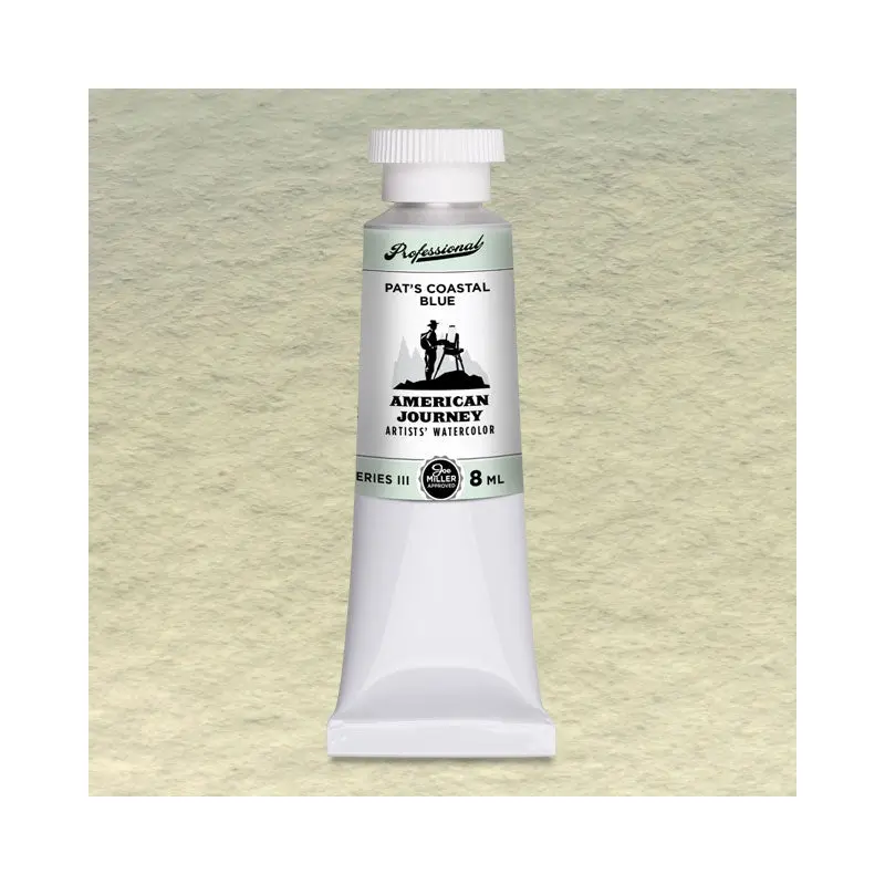 American Journey Artists' Watercolor - Pat's Coastal Blue, 8 ml, (PBr7/PB36)