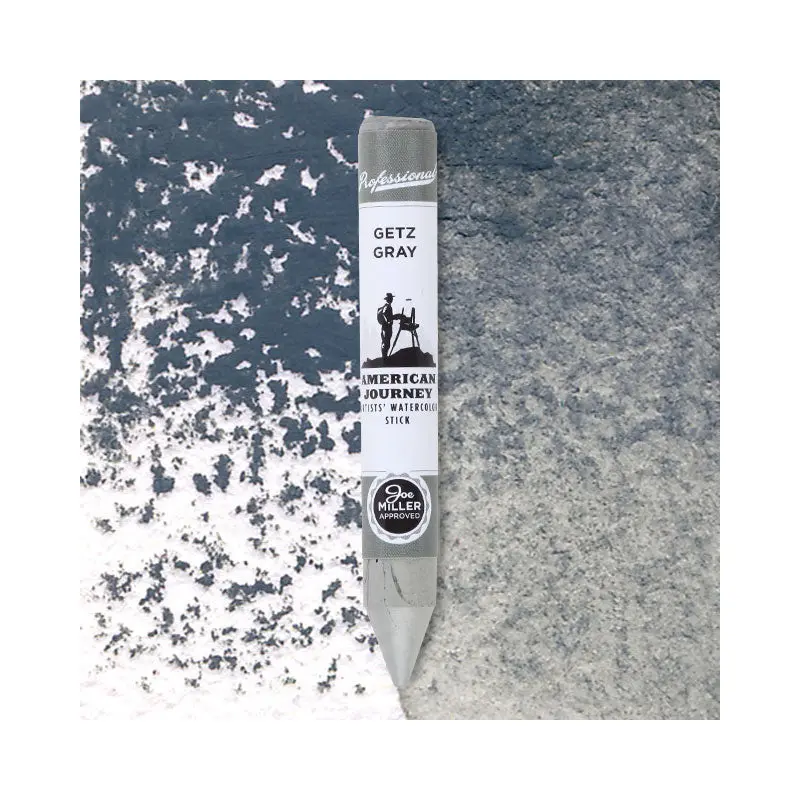 American Journey Artists' Watercolor Stick - Getz Gray, (PW6/PBk6/PG7)