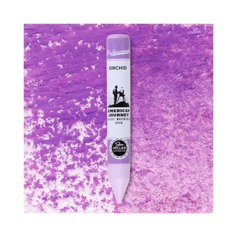 American Journey Artists' Watercolor Stick - Orchid, (PR122/PV23/PW6)