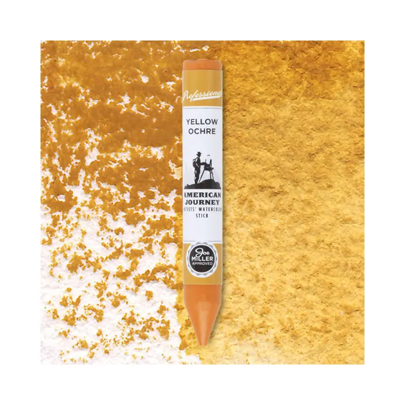 American Journey Artists' Watercolor Stick - Yellow Ochre, (PY43)