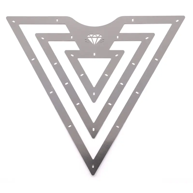 Triangle Carving Metal Rib