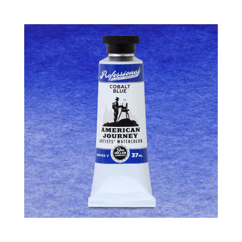 American Journey Artists' Watercolor - Cobalt Blue, 37 ml, (PB28)