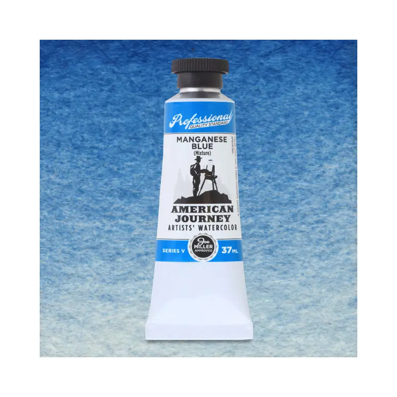 American Journey Artists' Watercolor - Manganese Blue, 37 ml, (PB33/PB15)