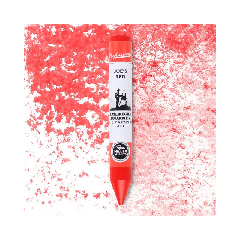 American Journey Artists' Watercolor Stick - Joe's Red, (PR254)