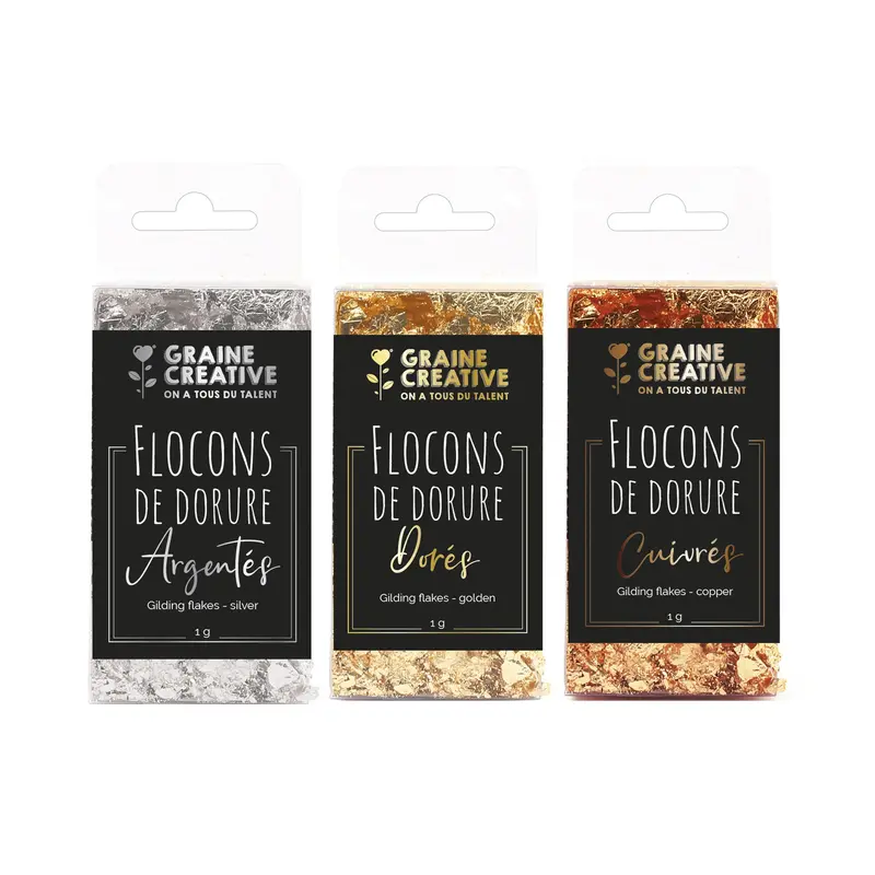 Gilding Flakes : 1 g - Copper