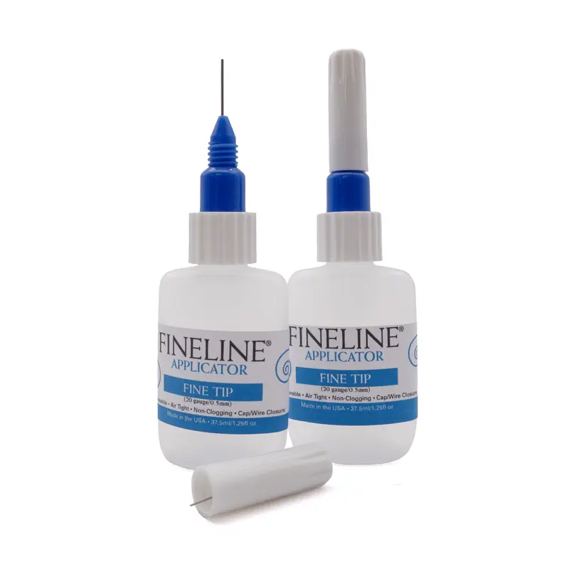 Fineline Applicator 20 Gauge Tip with 1.25 Ounce Bottle (2 pack)