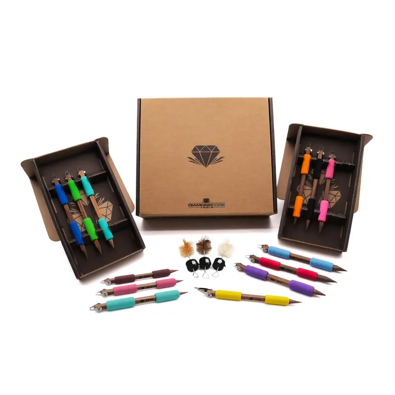 NEWER!! Fine Point Carving Tools Diamond Set