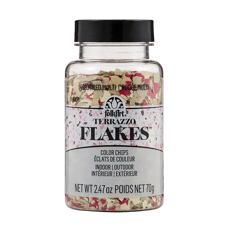 Terrazzo Flakes - Red