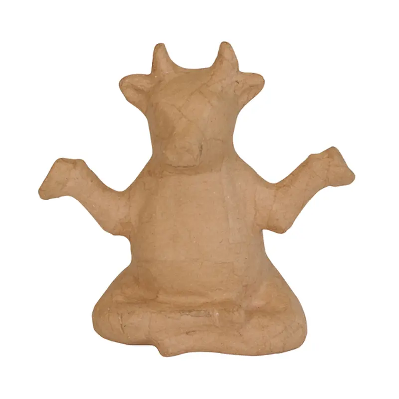 Papier-Mch Yoga Cow