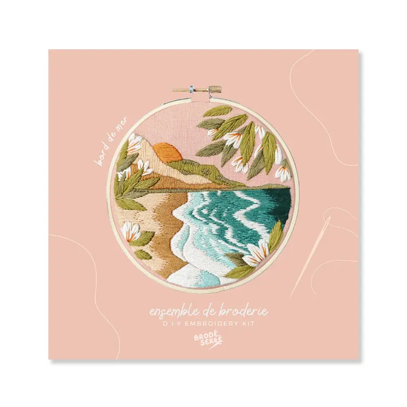Embroidery Kit - Beach Sunset