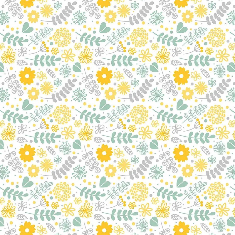 Underglaze Transfer - Yellow Flower