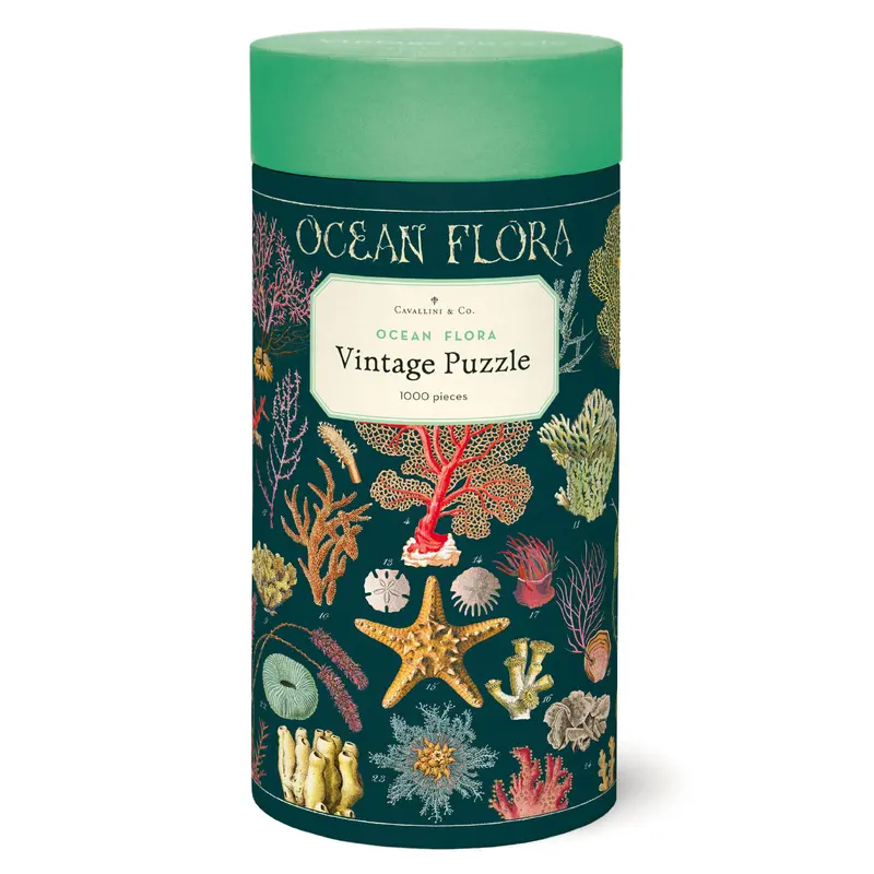 Vintage Puzzle - Ocean Flora, 1,000 Pieces