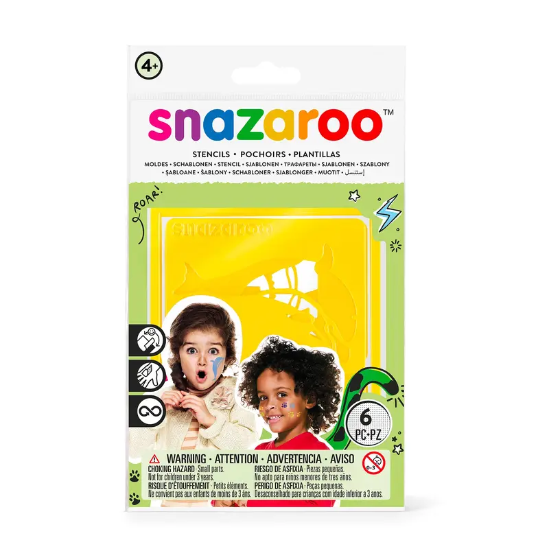 Face painting stencils