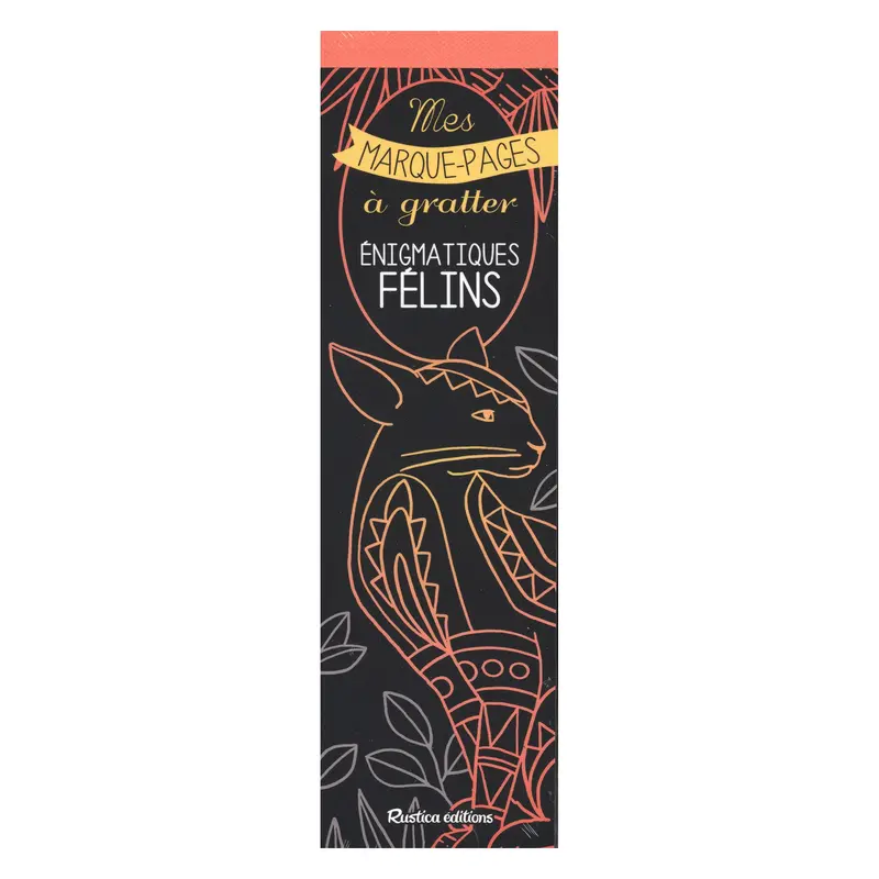 Mes marque-pages  gratter : Enigmatiques flins - French Ed.