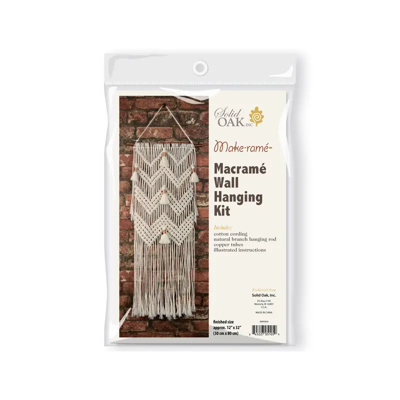 Macram Wall Hanging Kit - Chevrons & Tassels