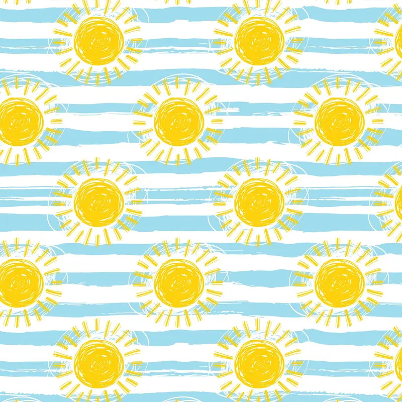 Underglaze Transfer - Sun & Waves