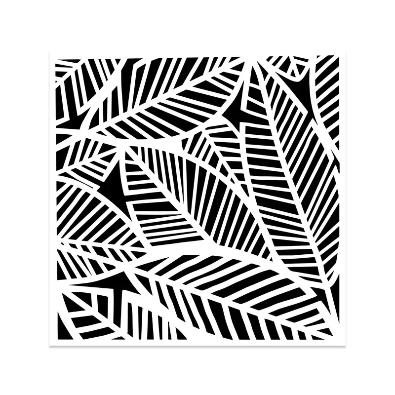 Mixed Media Stencil - Tree Canopy, 6 x 6 in.