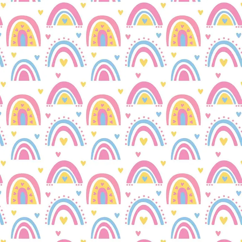 Underglaze Transfer - Rainbow