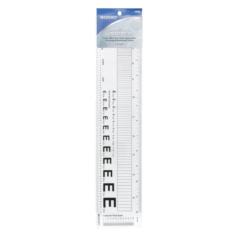 C-Thru Plastic Graphic Ruler - 12 in