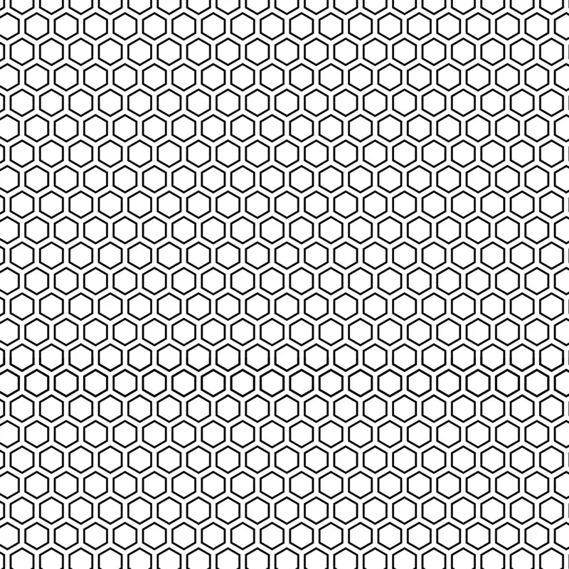 Underglaze Transfer - Honey Comb