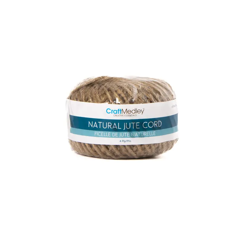 4-Ply Natural Jute Cord - 80 g