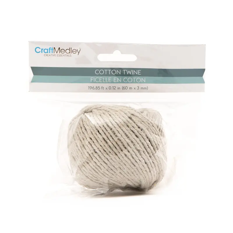 Cotton Cord - 3 mm x 60 m