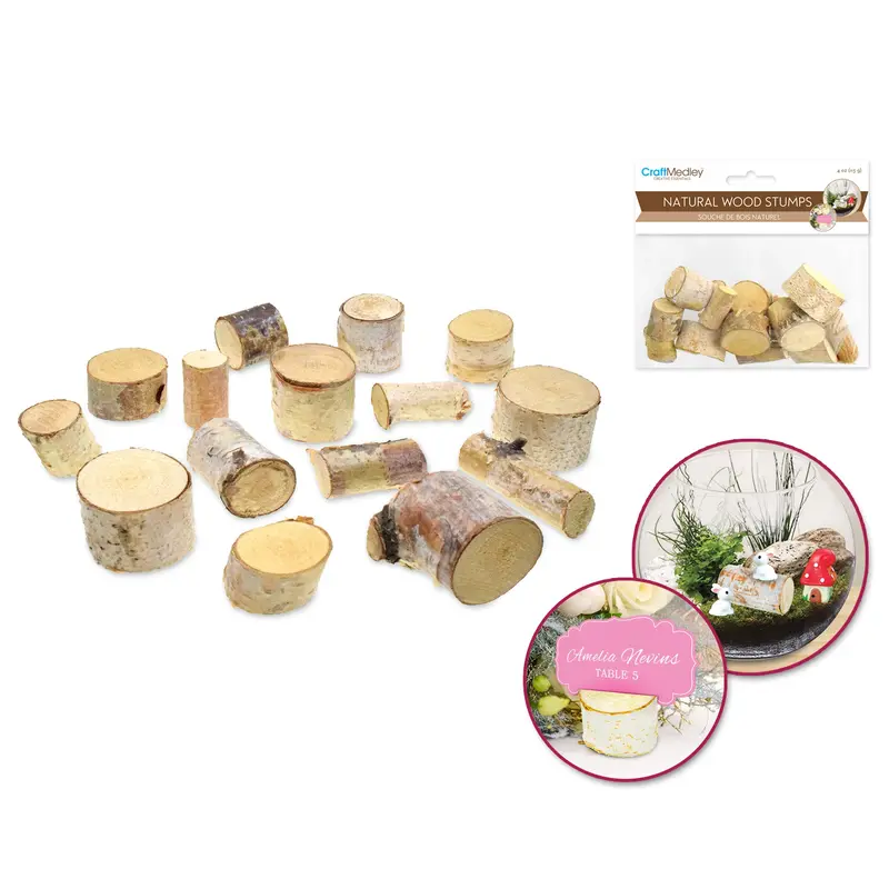 Natural birch log 4oz