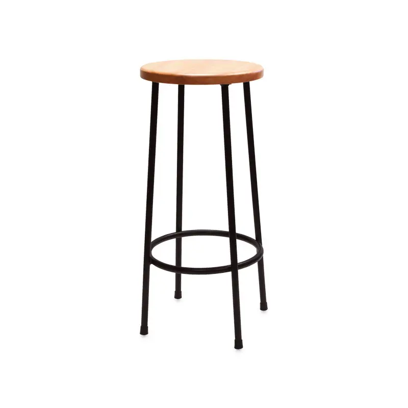 Richeson Lyptus Wood and Steel Stool - 30"