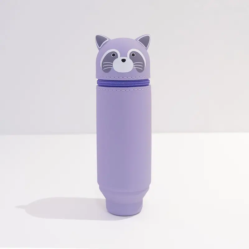 Stand Up Pen Case - Raccoon