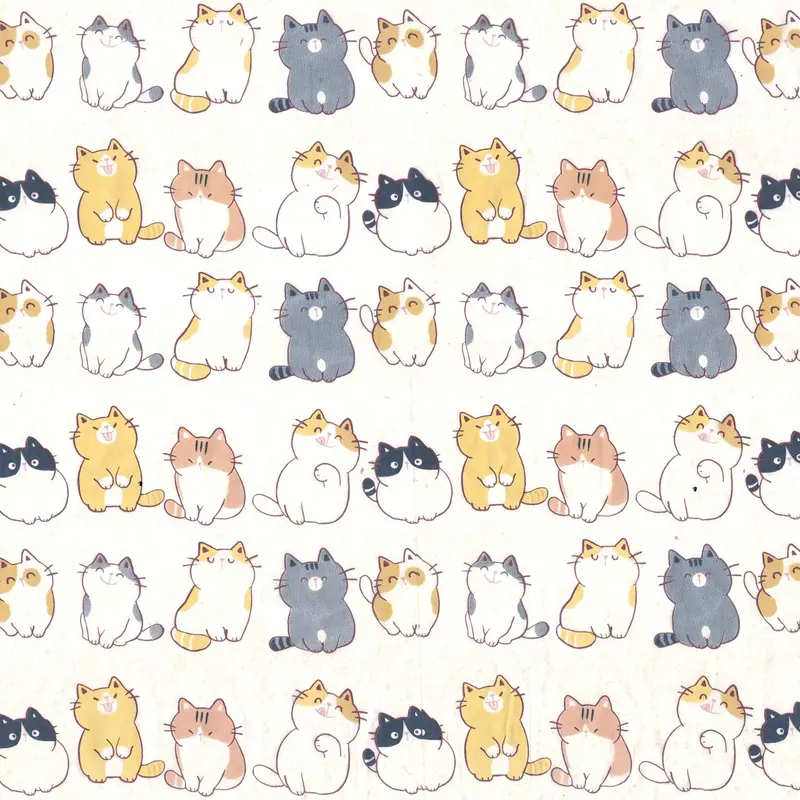 Underglaze Transfer - Cats