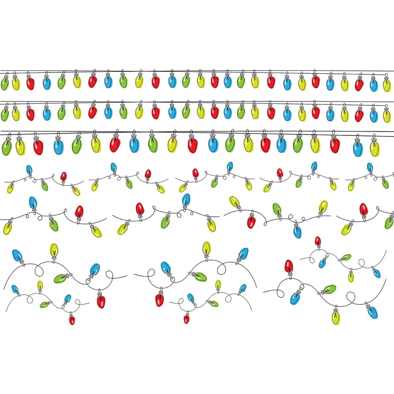 Underglaze Transfer -  Christmas Lights